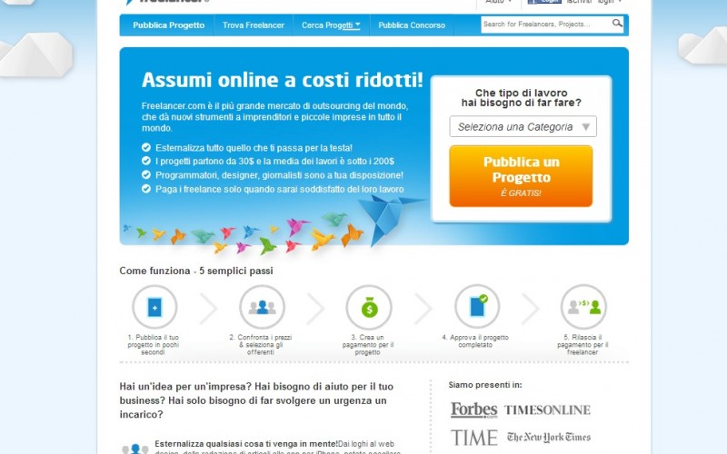 Freelancer in prima linea contro la disoccupazione