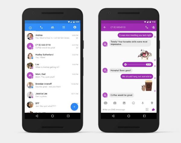 messenger android sms