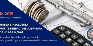 Seminario "Crisi d'Impresa e Insolvenza: cause effetti e benefici della riforma d.lgs 14/2019"