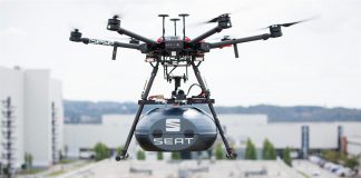SEAT consegna i ricambi via drone