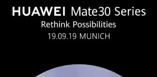 Huawei conferma che Mate 30 verrà lanciato il 19 settembre