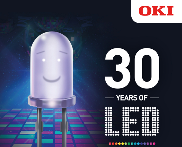 OKI Europe festeggia i 30 anni della tecnologia LED