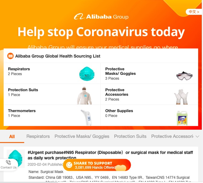 Coronavirus: Alibaba lancia una piattaforma per supportare i medici cinesi