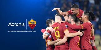 Acronis sarà "Official Artificial Intelligence Partner" dell'A.S. Roma