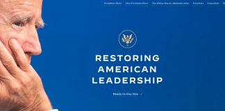 La transizione presidenziale di Joe Biden inizia con BuildBackBetter.gov