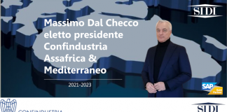 Massimo Dal Checco eletto presidente di Confindustria Assafrica & Mediterraneo