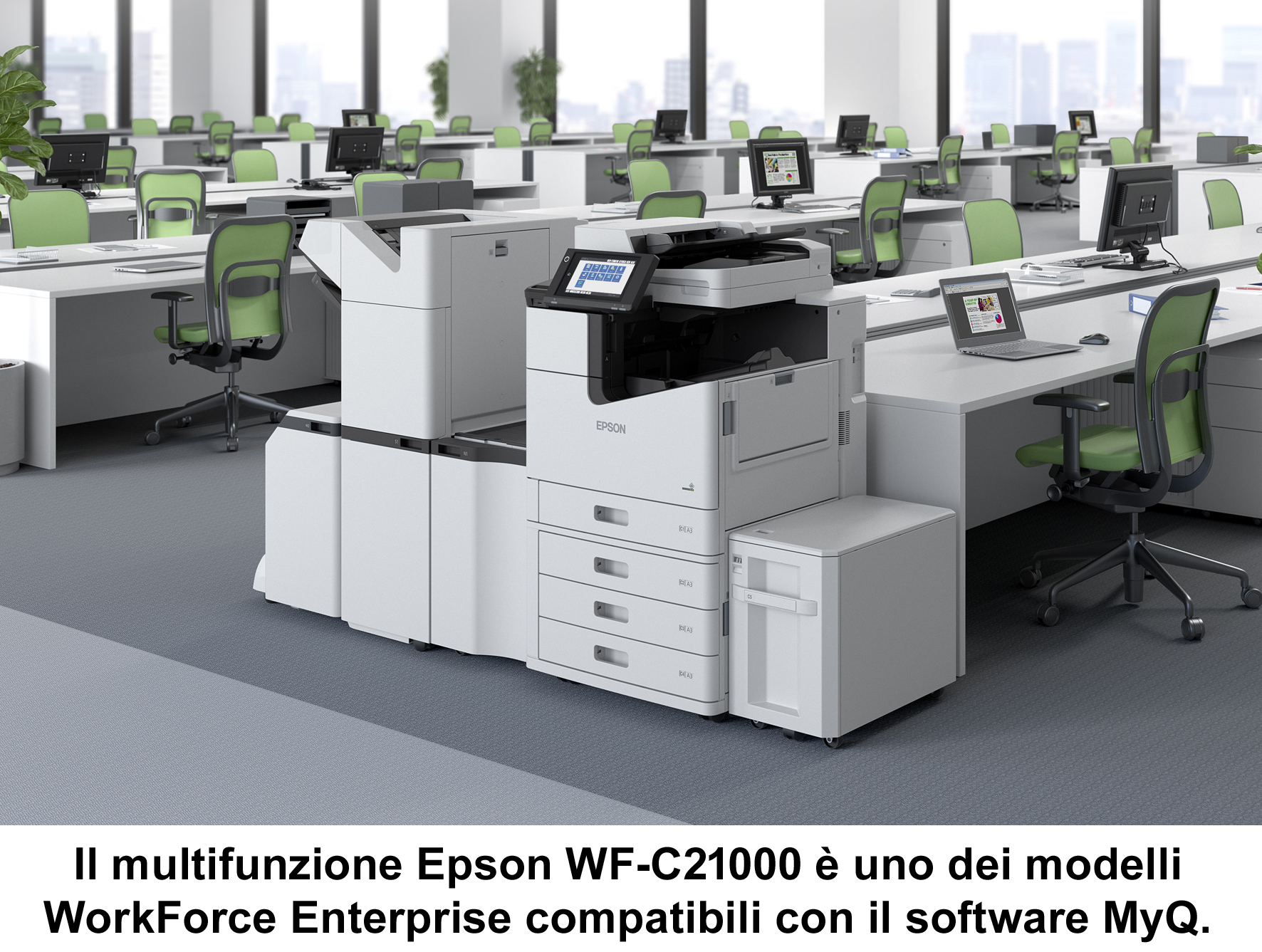 La partnership Epson-MyQ semplifica l'integrazione delle flotte di stampanti