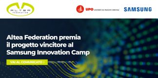 Altea Federation, partner di Samsung Innovation Camp, premia il progetto vincitore dell’edizione 2021