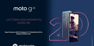 Motorola annuncia il nuovo moto g20
