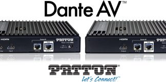 Patton presenta la prima serie di prodotti basata sul modulo Dante AV di Audinate