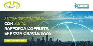 Altea Federation con A.B.S. rafforza l’offerta ERP con Oracle SaaS