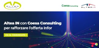 Altea IN con Coesa Consulting per rafforzare l’offerta Infor