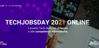 Torna il TechJobsDay, il career day online di riferimento per il settore informatico