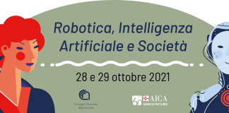 Congresso AICA 2021: Robotica, Intelligenza Artificiale e Società