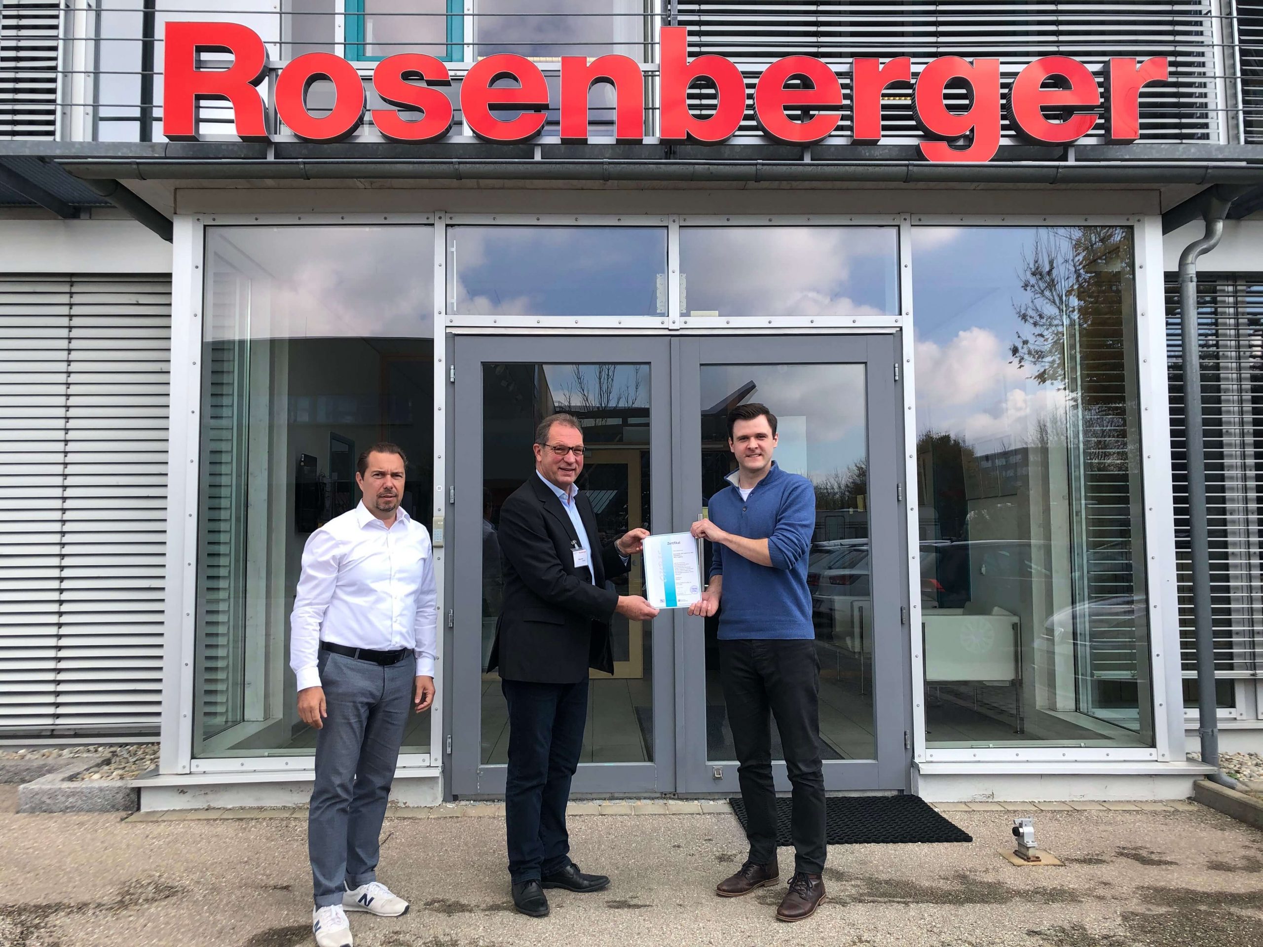 Rosenberger OSI riceve la certificazione OHRIS per la sicurezza sul lavoro e degli impianti