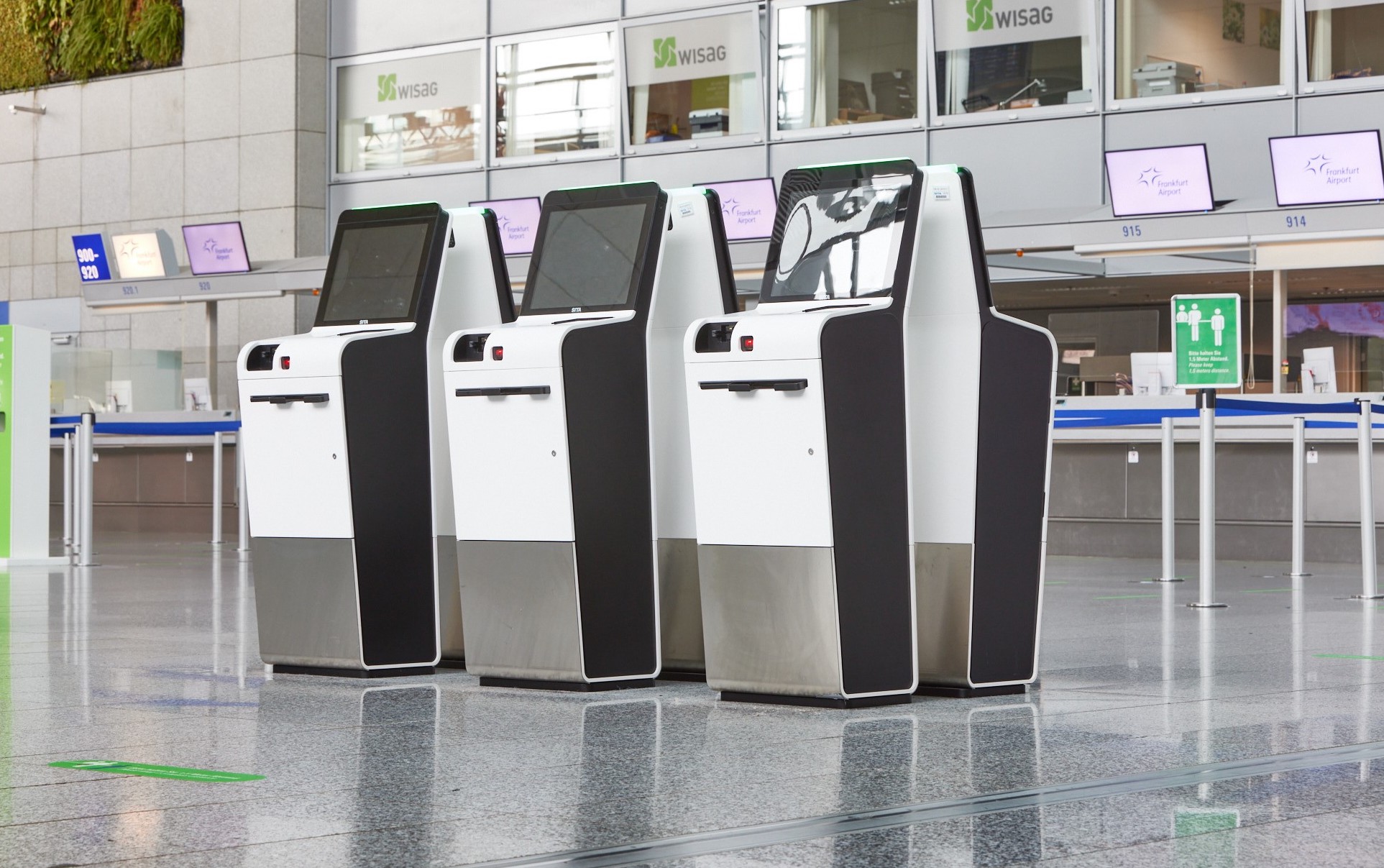 SITA trasforma l'Aeroporto di Francoforte con i chioschi biometrici