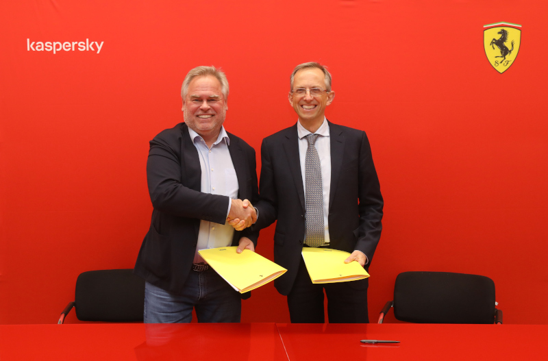 Kaspersky estende la partnership con la Scuderia Ferrari e diventa partner del team Esports