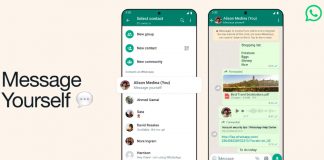 WhatsApp lancia la funzione per inviare messaggi a se stessi