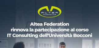 Altea Federation rinnova la partecipazione al corso IT Consulting dell'Università Bocconi