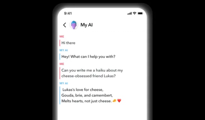 Anche Snapchat lancia il suo chatbot