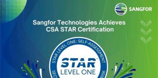 Sangfor ottiene la certificazione CSA STAR livello 1