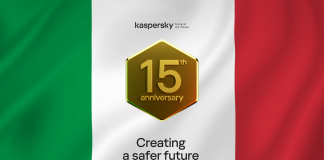 Kaspersky Italia festeggia i 15 anni