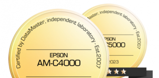 DataMaster Lab premia Epson con cinque stelle