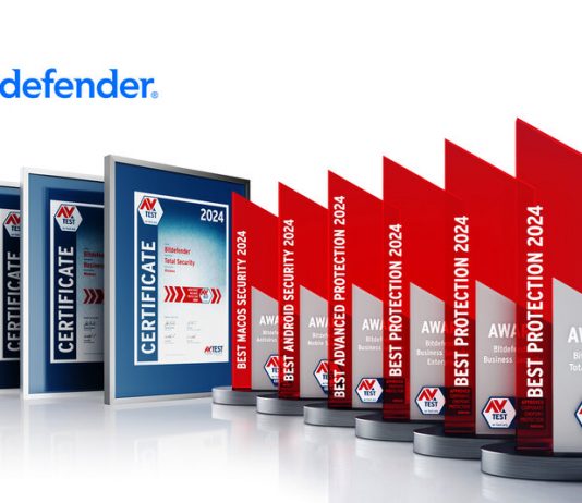 Bitdefender ottiene sei premi AV-TEST 'Best' per la sicurezza informatica