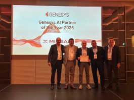 Minsait premiata da Genesys come "AI Partner of the Year 2025"