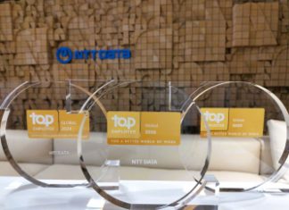 NTT DATA riconosciuta Global Top Employer per il terzo anno consecutivo