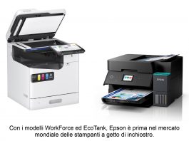 Stampanti inkjet: IDC mette Epson al primo posto nel mondo