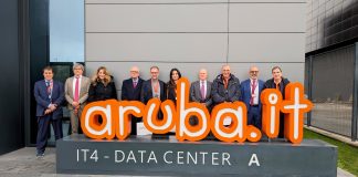I consiglieri di Roma Capitale in visita al data center Aruba e al Tecnopolo Tiburtino