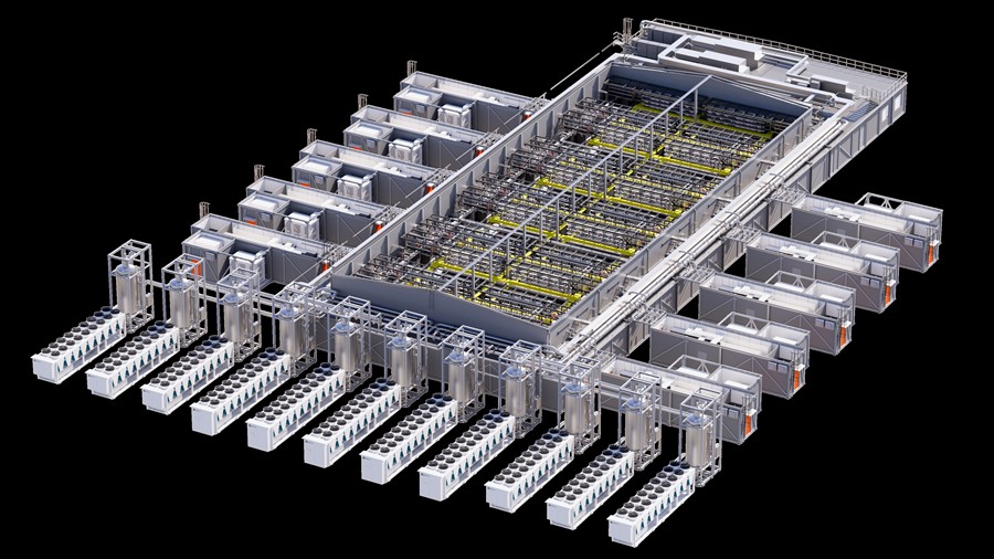 Vertiv OneCore system Hut8 Vertiv industrializza l’implementazione dell’AI con un’infrastruttura orchestrata digitalmente e collabora con Hut 8 per supportarne la scalabilità