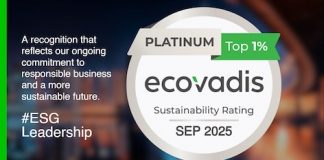 Epson ottiene la certificazione EcoVadis Platinum per la sostenibilità