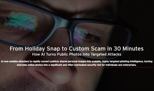 Attacchi social con l’AI: servono solo 30 minuti per manipolare le foto online e truffare un utente