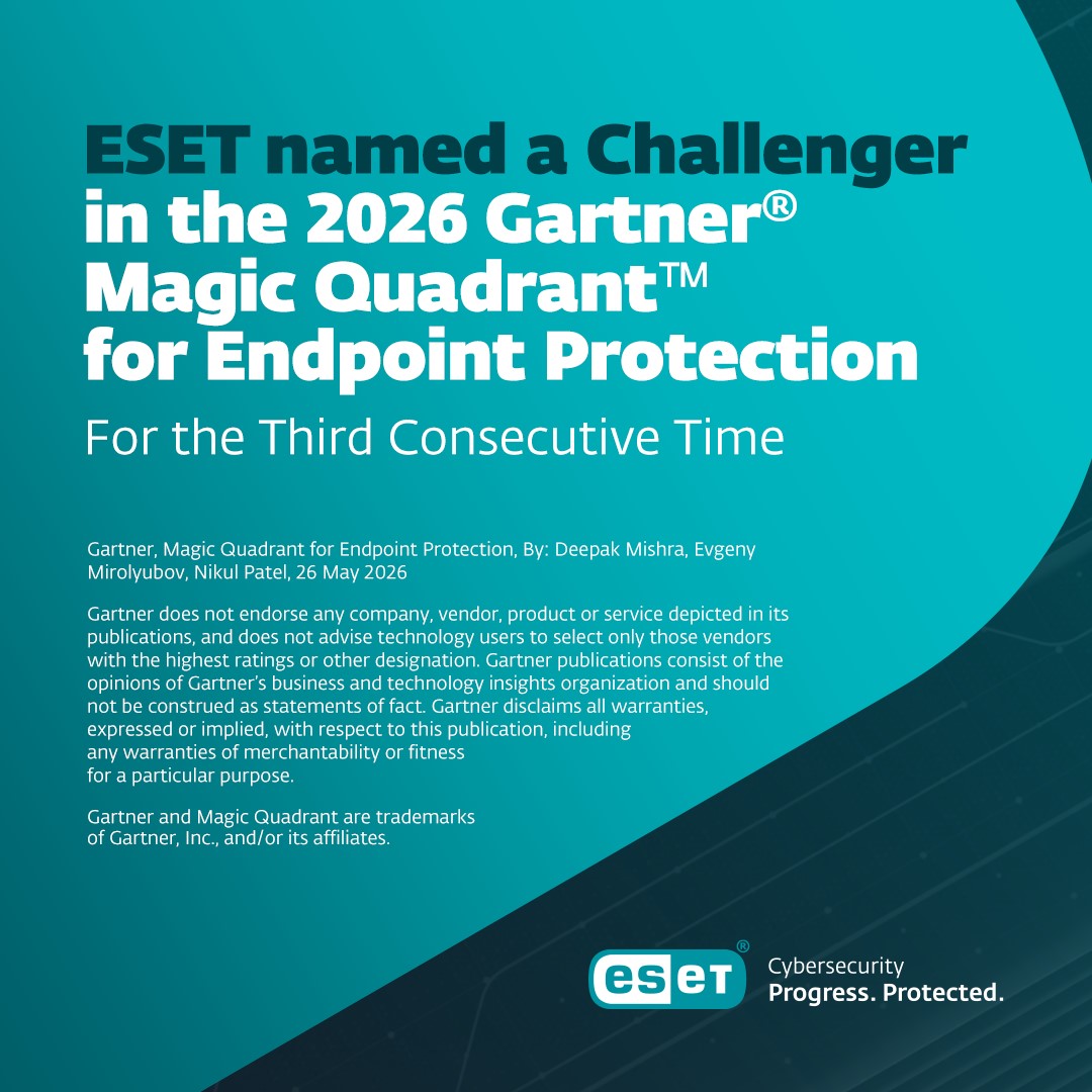 2026 picture Gartner Magic Quadrant for endpoint protection
