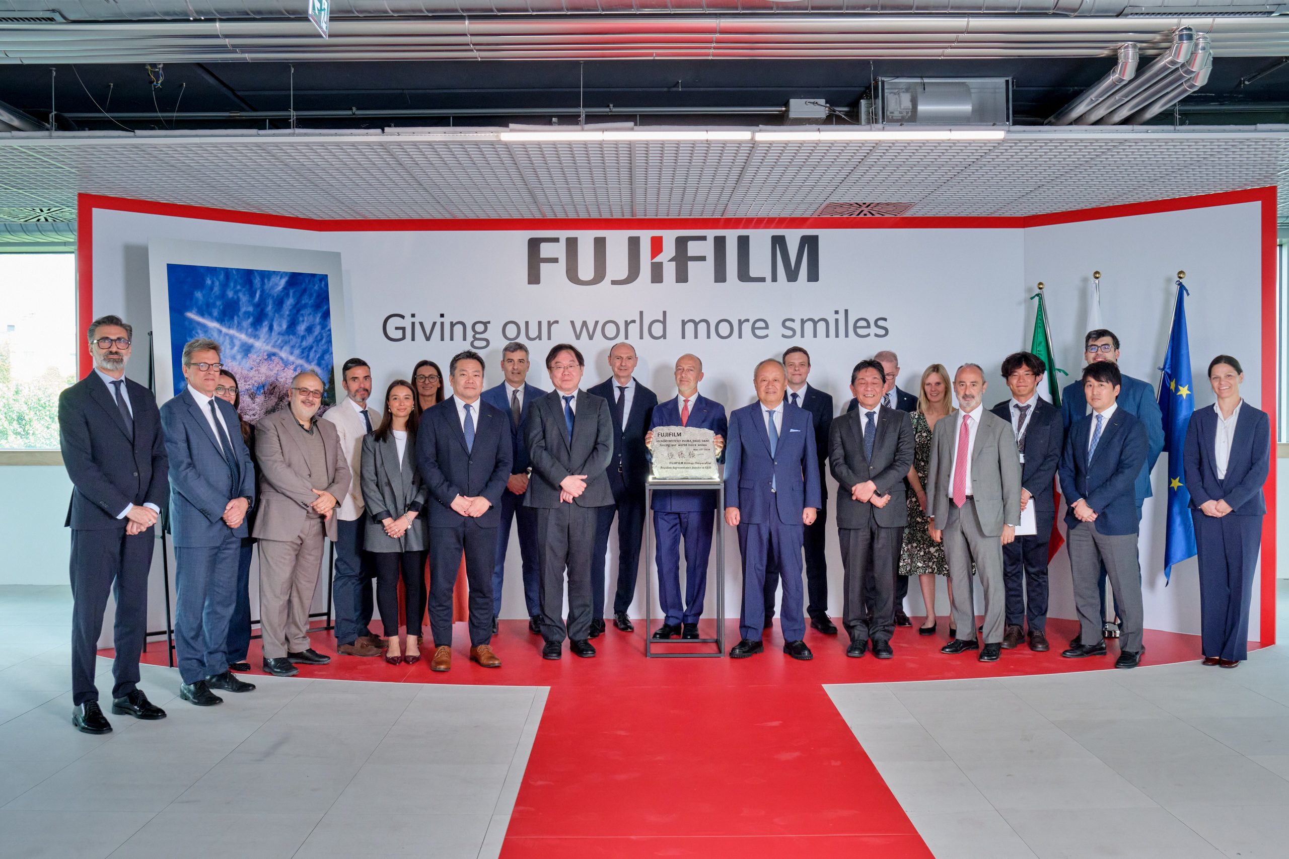 FUJIFILM Groundbreaking Milan 2026 (2) FUJIFILM posa la prima pietra del nuovo Centro Europeo di Training per l’Endoscopia a Milano