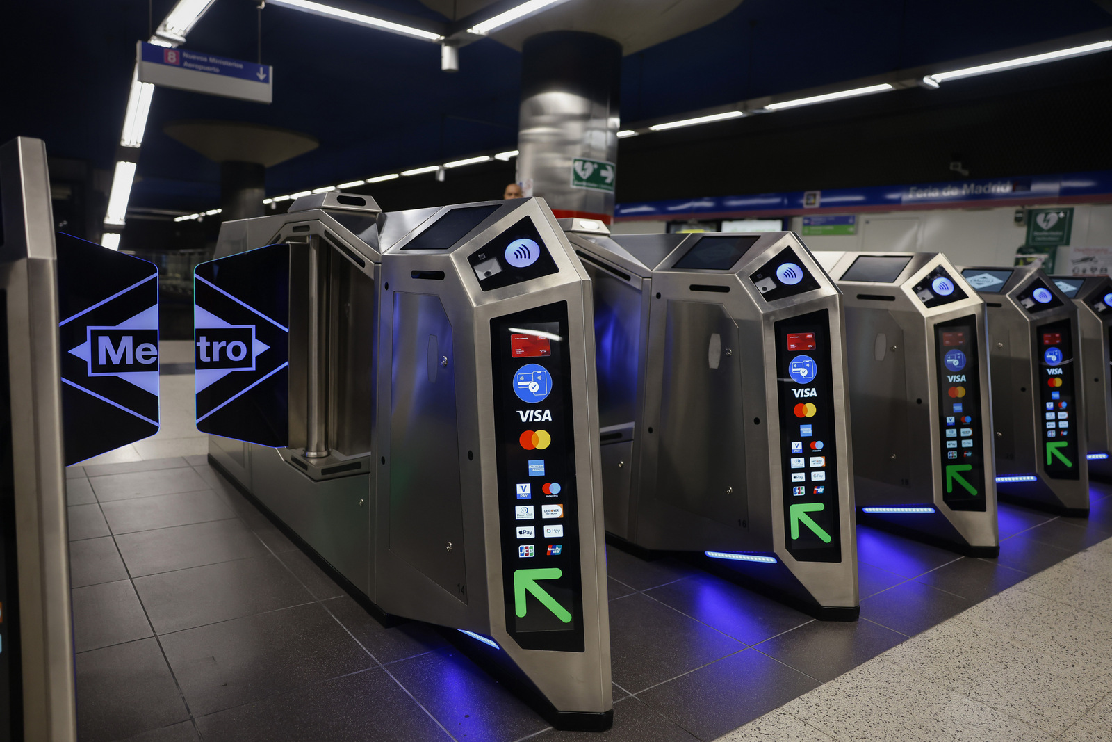 Indra Group supporta con la sua tecnologia il nuovo sistema di pagamento diretto con carta di credito ai tornelli della metropolitana di Madrid Indra Group supporta con la sua tecnologia il nuovo sistema di pagamento diretto con carta di credito ai tornelli della metropolitana di Madrid