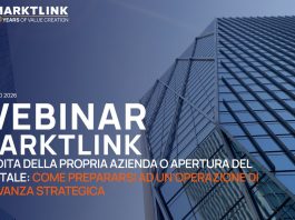 Marktlink: un webinar gratuito su M&A, apertura del capitale e passaggio generazionale
