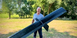 Drone solare italiano da record: il Guardian XL vola per oltre 24 ore senza mai atterrare