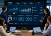 Team FinOps che analizza KPI, costi cloud, rightsizing, commitment e anomalie attraverso una dashboard multicloud.